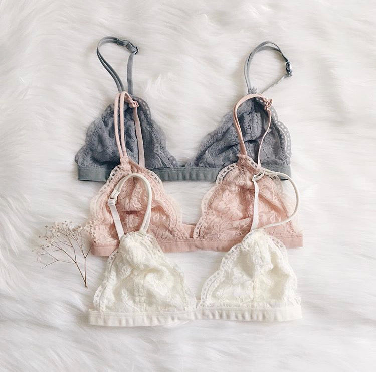 Lace Triangle Bralette